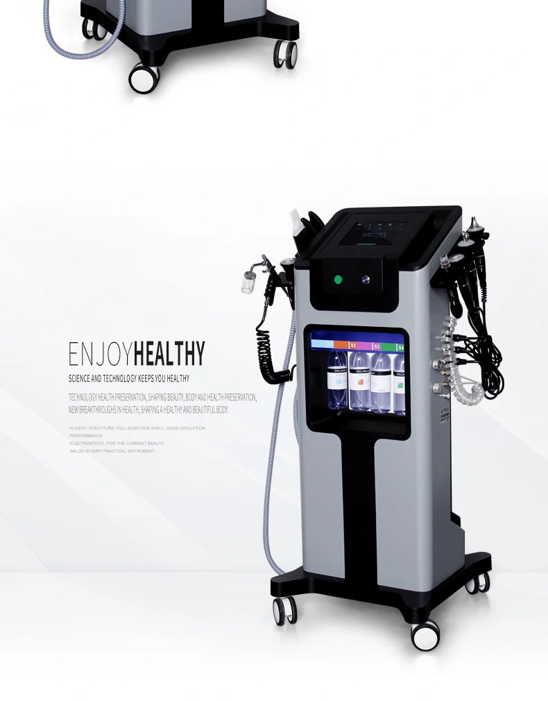 Skin Care Oxygen Jet Hydra Facials Dermabrasion Multifunctional Beauty Machine