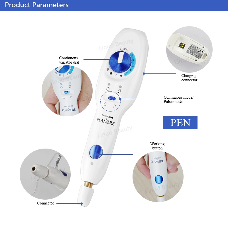 Plamere New Upgrade 2020 Korea 5 in 1 Plaxpot Plamere Pen Fibroblast Plasma Pen for Skin Tightening Eye Lifting