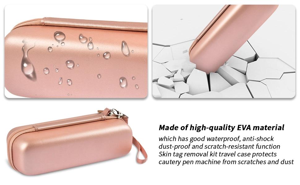 Hard Carrying Case Compatible with Skin Tag Remover &amp; Mole Removal Kit Tool, Beauty Equipment Storage Bag