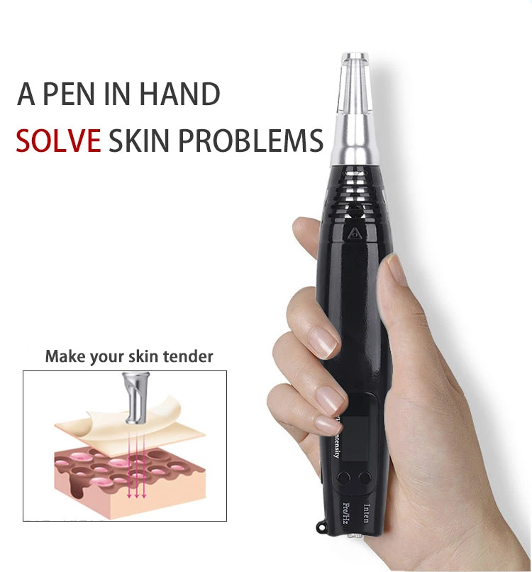 Laser Picosecond Pen Micromicrosecond Tool blue &amp; Red Color for Tattoo, Spots, Melanin, Mole, Freckle, Pigment Removal