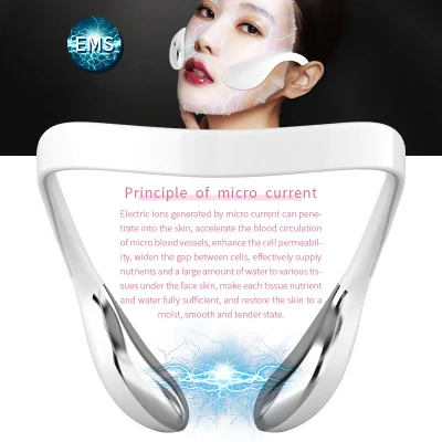 Home Use Beauty Equipment EMS Beauty Device Micro Current Slimming Thin Facial Instrument V Shape Face Lifting Massage Machine