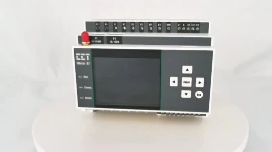 iMeter D7 35mm DIN Rail Class 0.2S Three-Phase Power Quality Analyzer Color LCD RS-485 Ethernet Optional 4G Connection