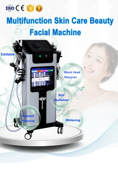 Skin Care Oxygen Jet Hydra Facials Dermabrasion Multifunctional Beauty Machine